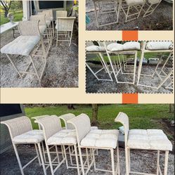 Six piece barstool set