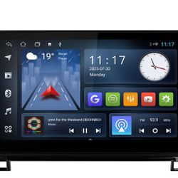 Aumume 10.1 inches Android 10 Double Din Car Stereo for Toyota Tundra 2007-2013