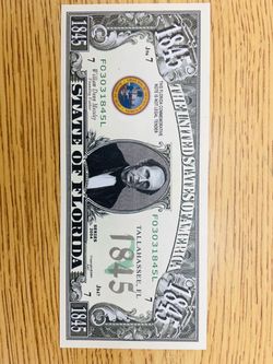 Florida Commemorative bill $20.00 CASH, TEXT FOR PRICES.