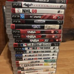 PS3 PlayStation 3 Game Lot 