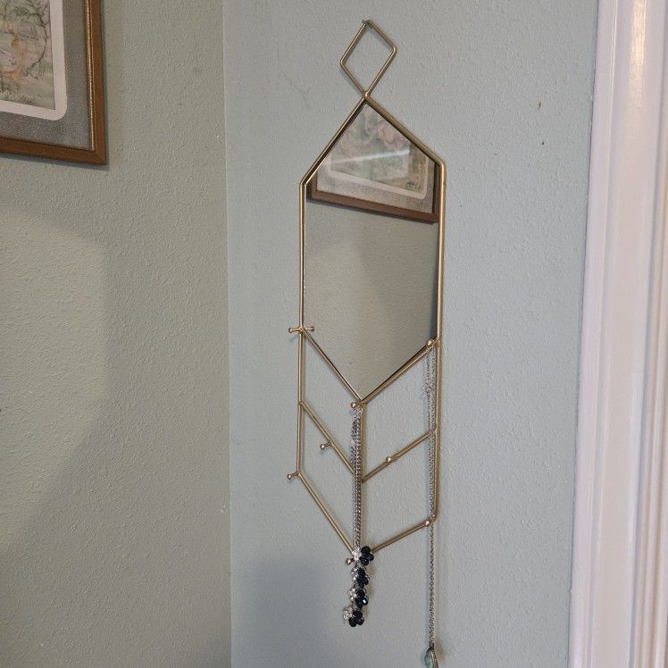 Small Mirror Rack For Jewelry Or Keys Or Whatever