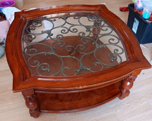 Glass Coffe Table Used