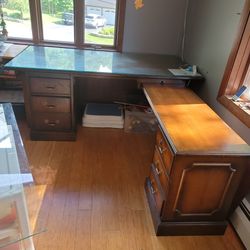 Free - Office Table, Glass Top