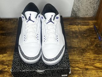 Jordan 3- Dark Iris Size 11 Mens