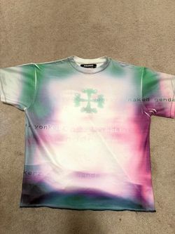 Chemical Acid Wash Look Dye T-Shirt