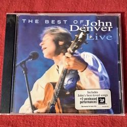 John Denver The Best of Live 1997 CD Compact Disc Country Music