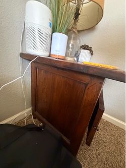 Teak end table