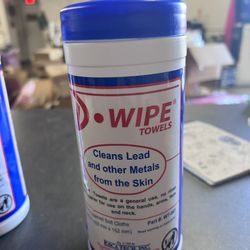 D-Lead Lead Remover Wipes, 40 Count, Canister