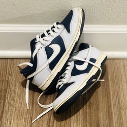 Nike Dunk Low Football Grey Midnight Navy (GS)