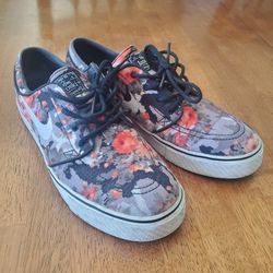 Nike Shoes Stefan Janoski Zoom Digi Floral Mandarin Camo Men's Size 9