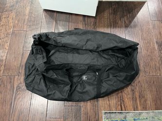 Large Black Nylon Duffel Bag