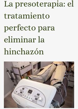 Presoterapia