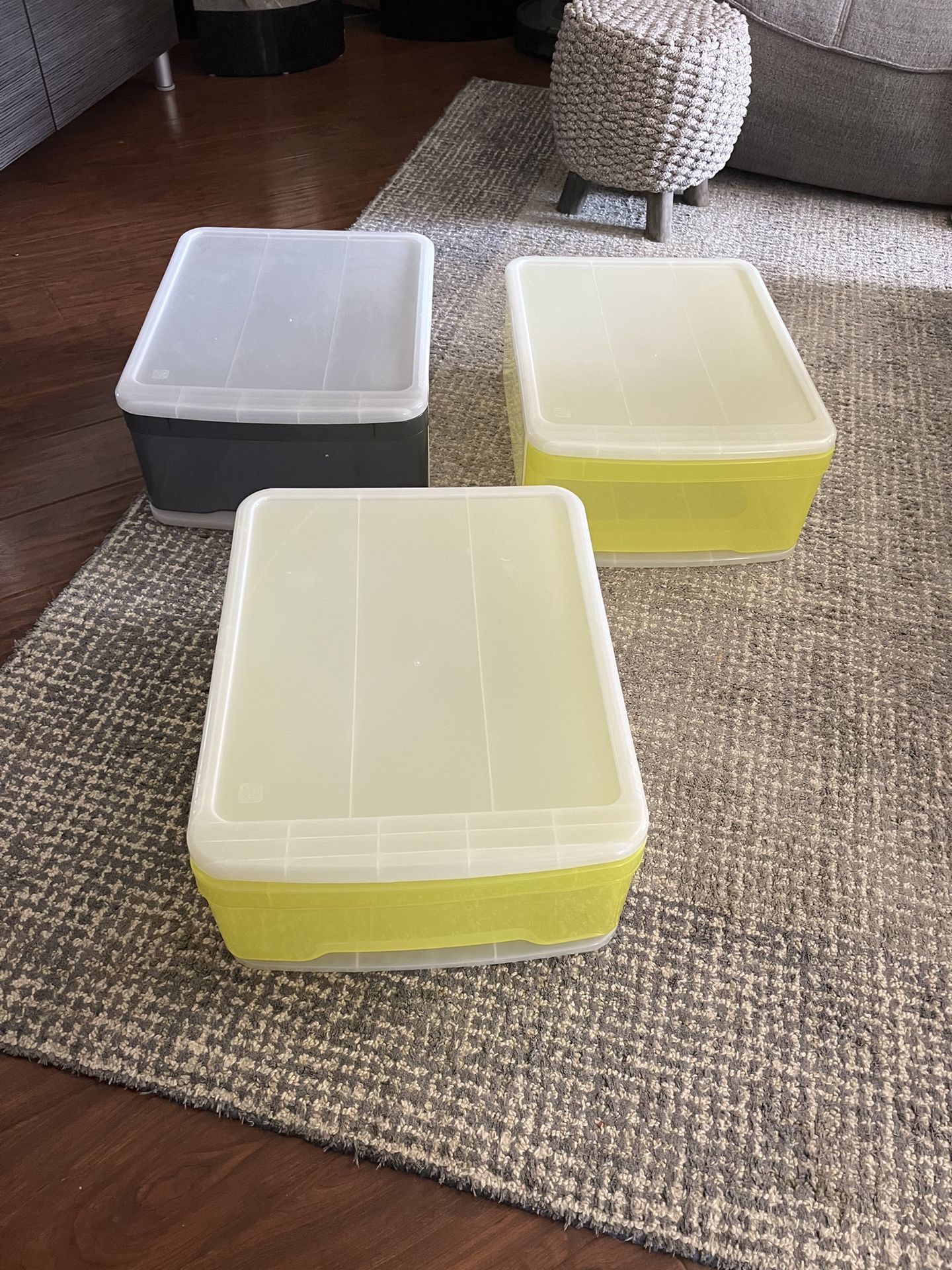 3 Storage Drawers 