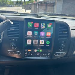 12.1” Android 13 fast boot Vertical Screen Navigation Radio for Chevrolet Silverado GMC Sierra 2007 - 2013