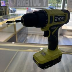 Ryobi Drill 1/2in With Battery 18v Lithium And Charger 