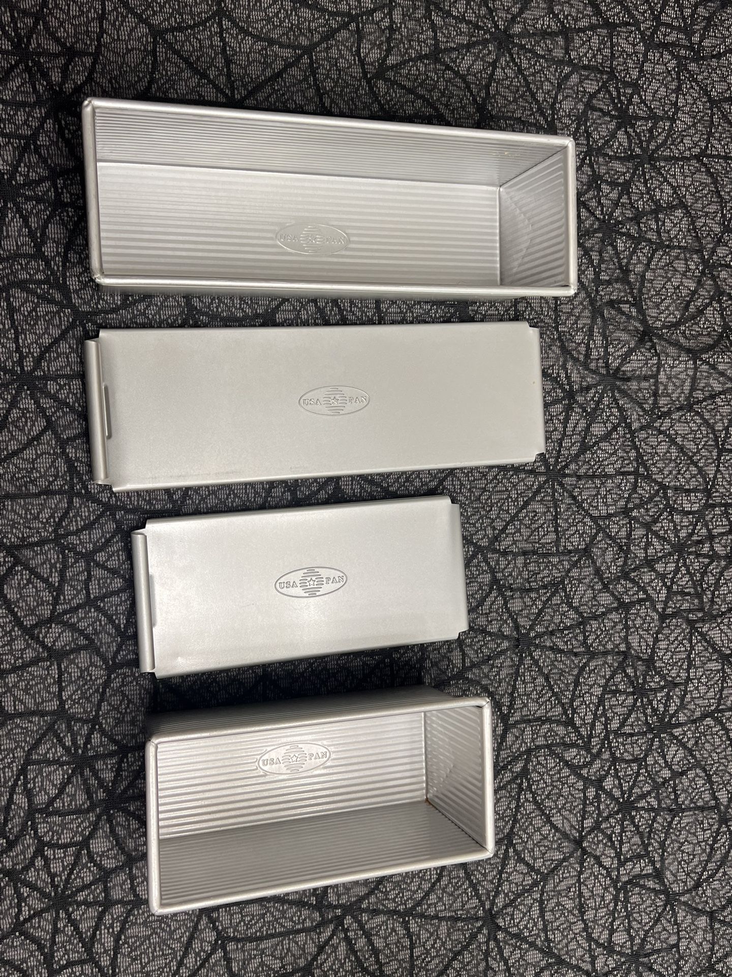 USA Pan Bakeware Aluminized Steel Loaf Pan x2