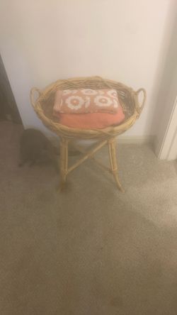 Wicker Plant Table