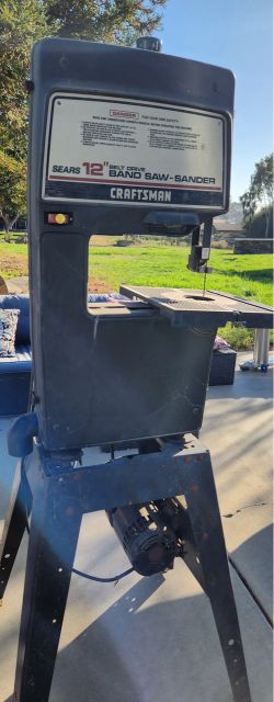 Vintage Craftsman 12" Belt Drive Band Saw-Sander
