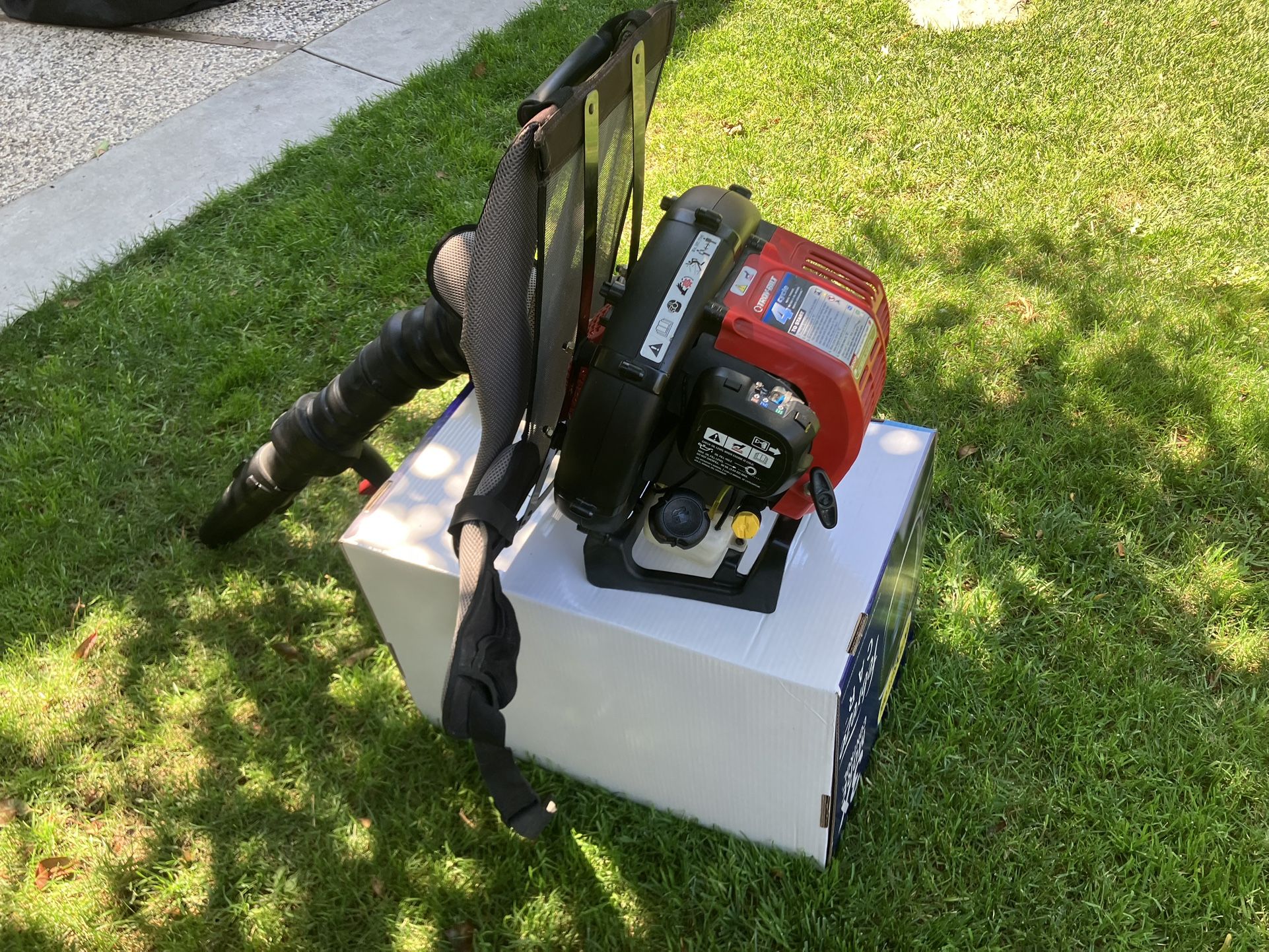 Troy Built, Backpack Leaf Blower. Excellent Condition.  Price Is Firm.  Cash Only.  