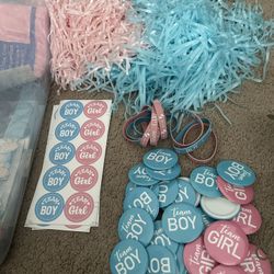 Gender Reveal Supplies