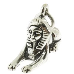 925 Sterling Silver Egyptian Sphinx Charm 