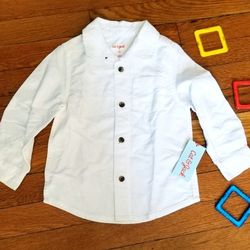 white shirt boys size 2