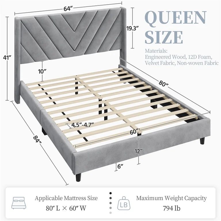 Queen Size Bed Frame Available Near Southside ATL