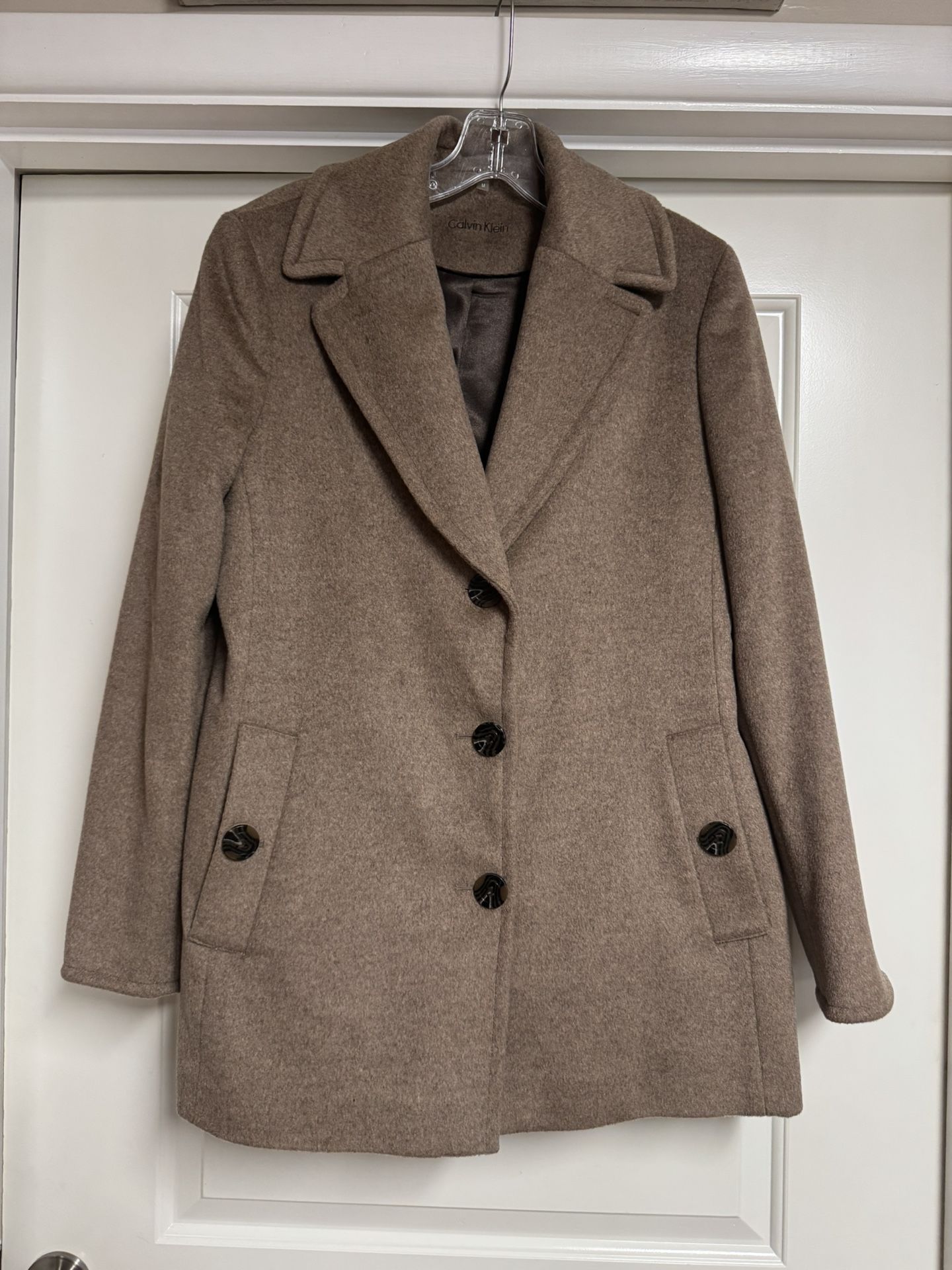 Women’s Calvin Klein Light Brown Warm Winter Coat M