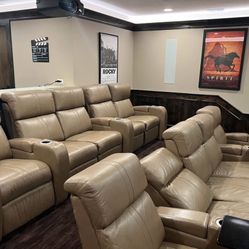 Power Reclining Theater Chairs