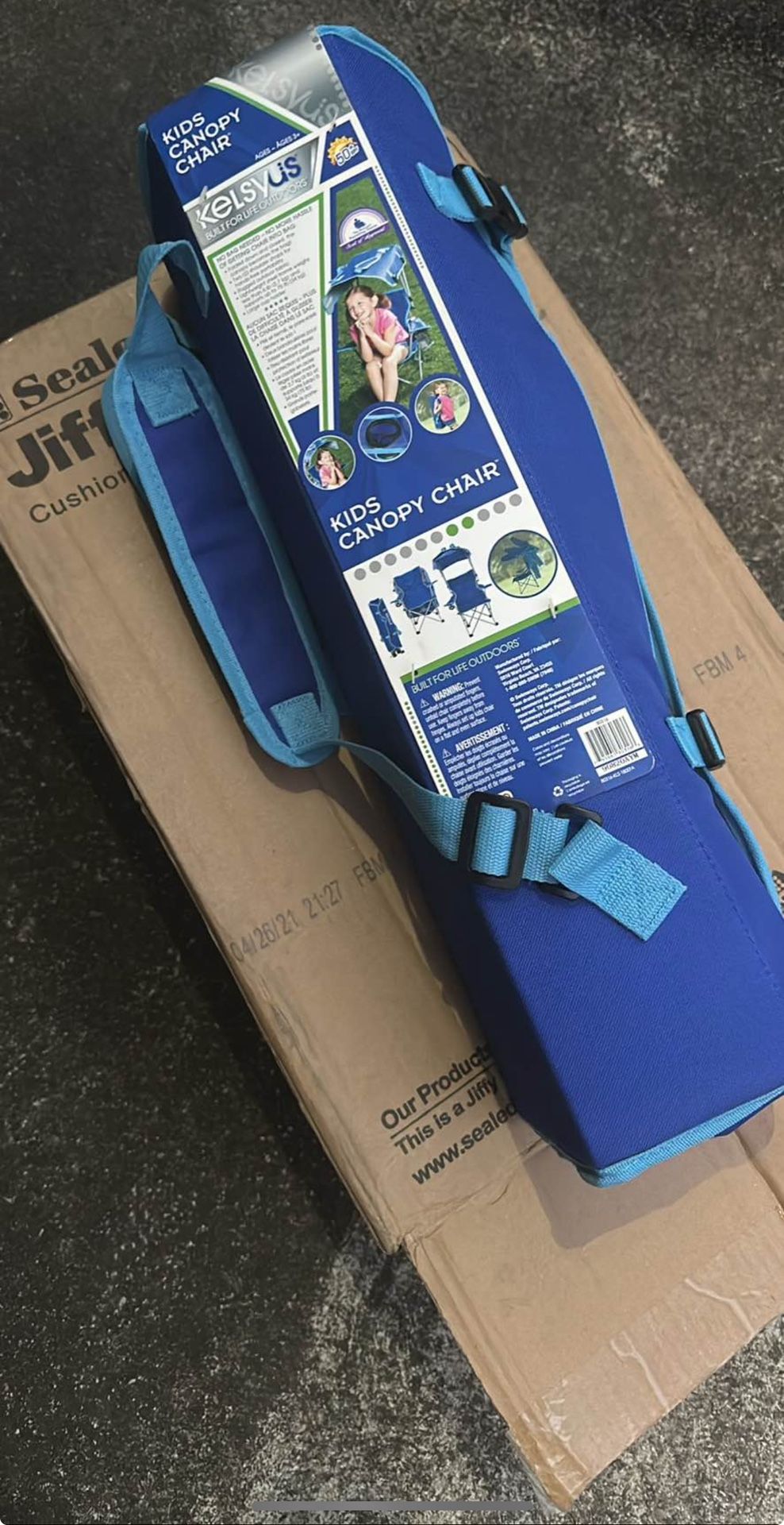 Kelsyus Kids Canopy Chair Fold Out