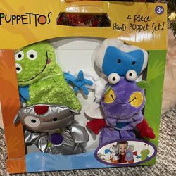 Brand new ! 4 Pcs Set Hand Puppet Cmc Pals Age 3+