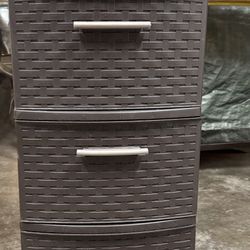 Sterilite 3-Drawer Woven Storage Tower – Brown 