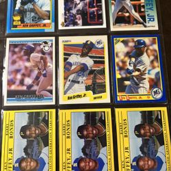 Baseball Cards - Hall Of Famers Ken Griffey Jr. Frank Thomas Ryne Sandberg Kirby Puckett Barry Bonds