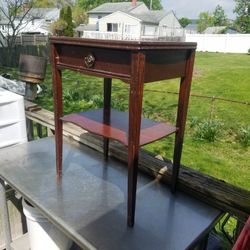 Small End Table With Drawer