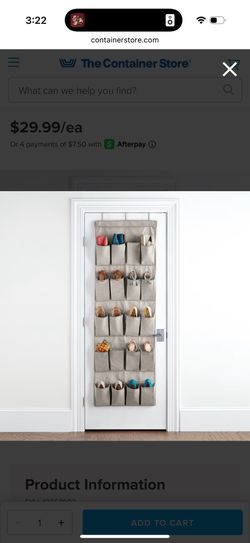 Container Store Over The Door Shoe Hanger