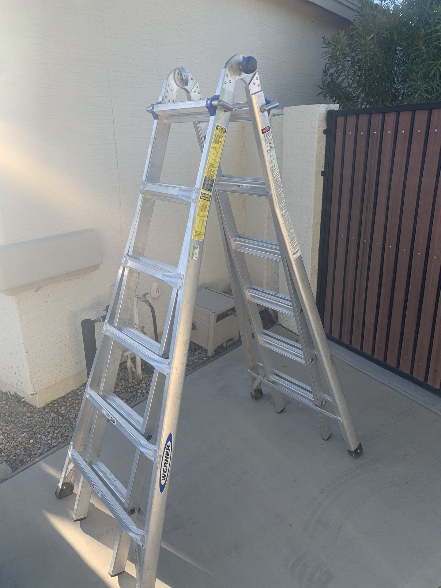 Werner 25’ multi position ladder 