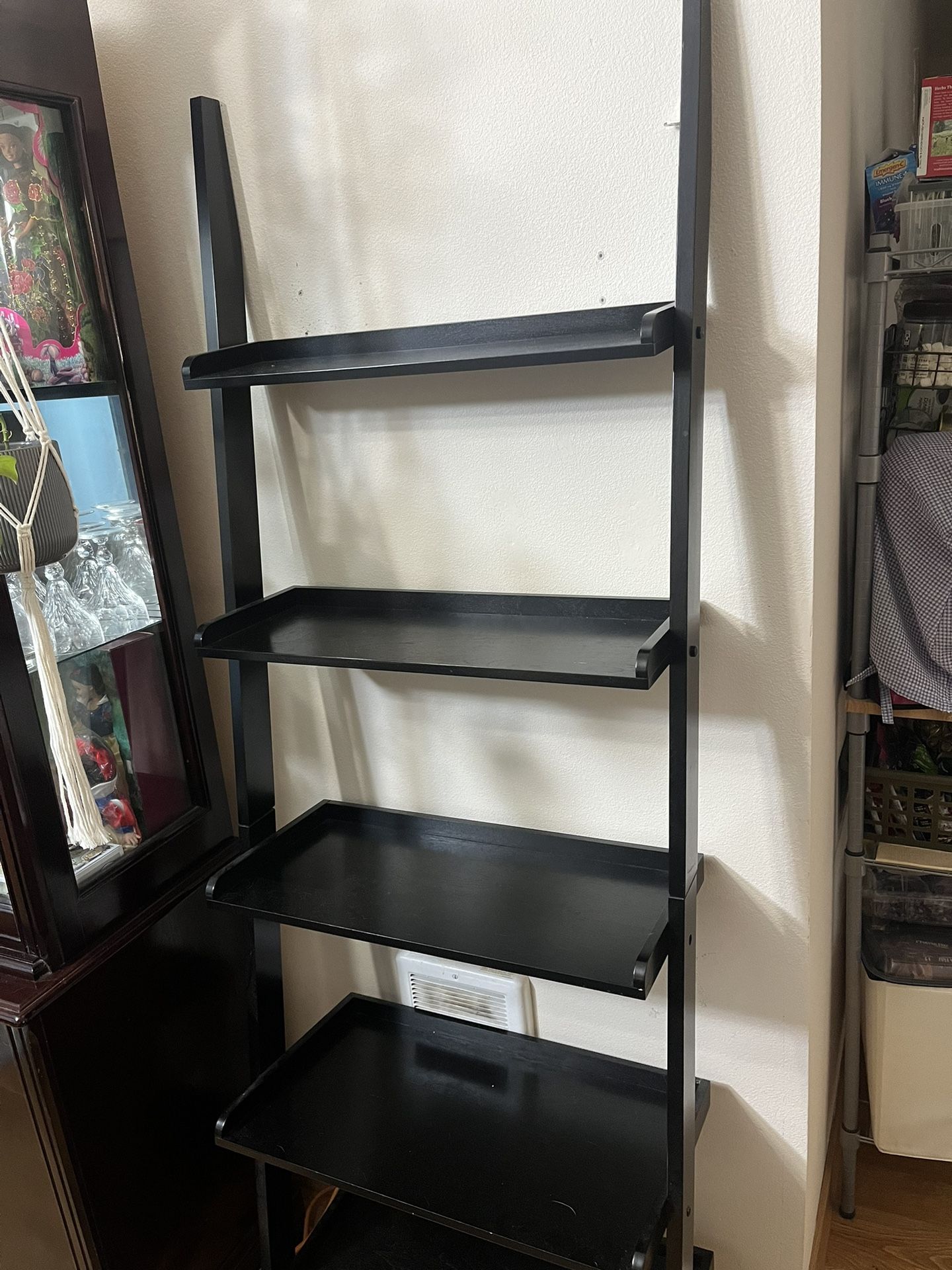 Black Ladder Shelf