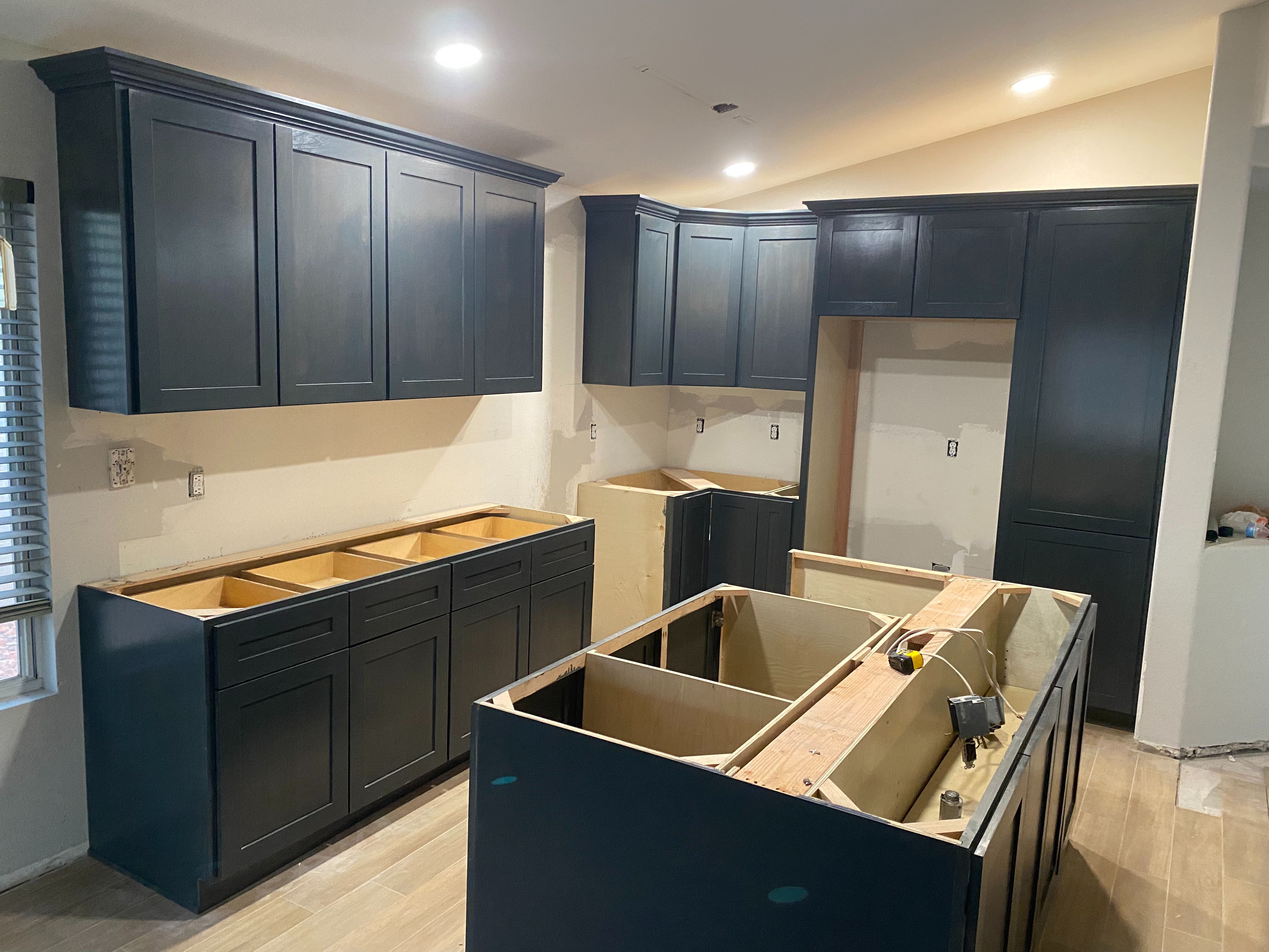 Modern kitchen cabinets