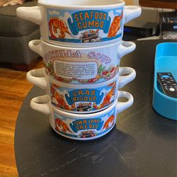 Soup Bowls With Recipie