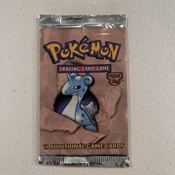 Pokemon Fossil Unlimited Booster Pack Brand New 100% Authentic 