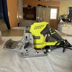 Ryobi 6amp Corded Ac Biscuit Joiner Kit With Duster Collector And Bag