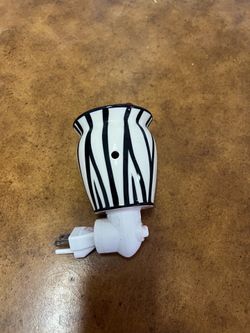 Zebra print plug-in candle warmer from Scentsy