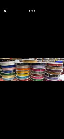 7/8 single sided satin ribbon perfect for leis