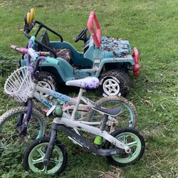 Children’s Scooter, Bike, Jeep