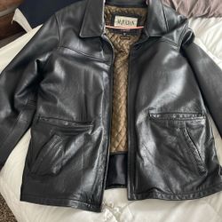 Leather Coat M. Julian 
