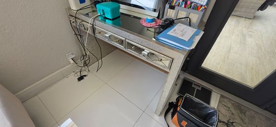 Mirror desk or vanity