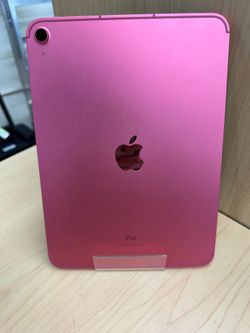 APPLE IPAD 10TH GEN 64GB WI-FI + CELLULAR PINK WITH BOX USED