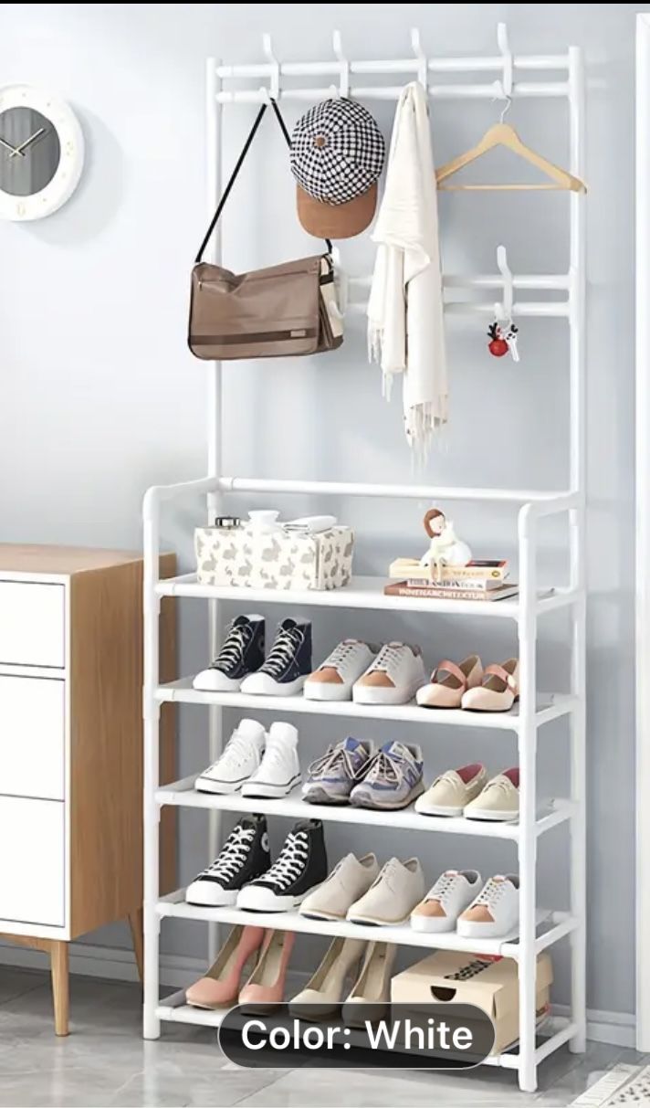 Shoe And Coat Shelf