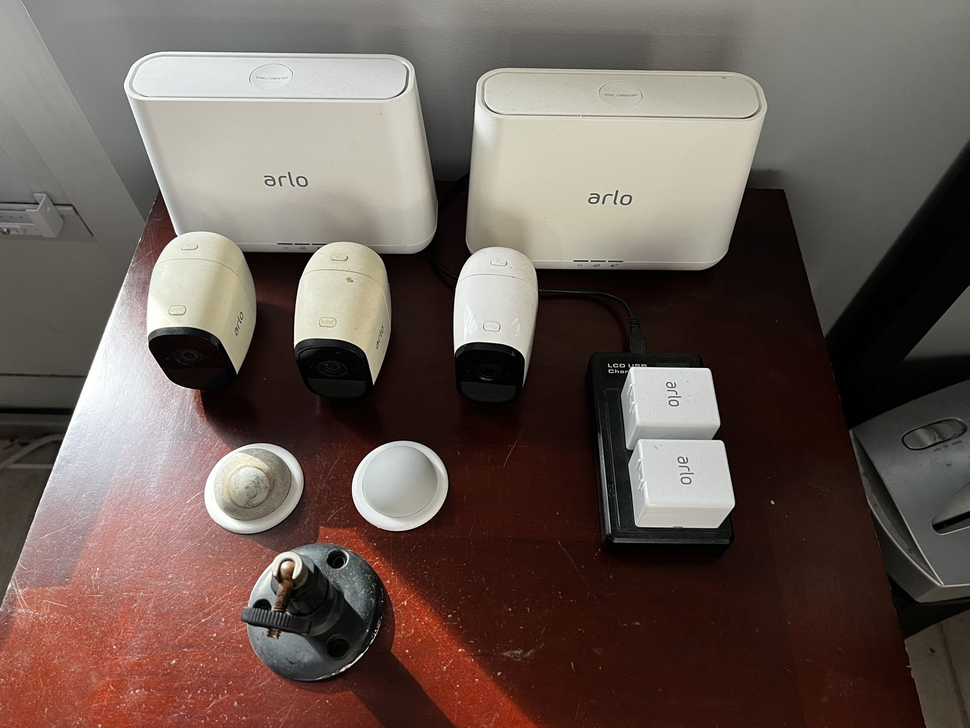 Arlo pro 3 Camera And 2 Base Wireless Security Camera System