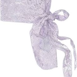 Fenty lace durag headscarf lavender Rihanna limited edition NEW in box